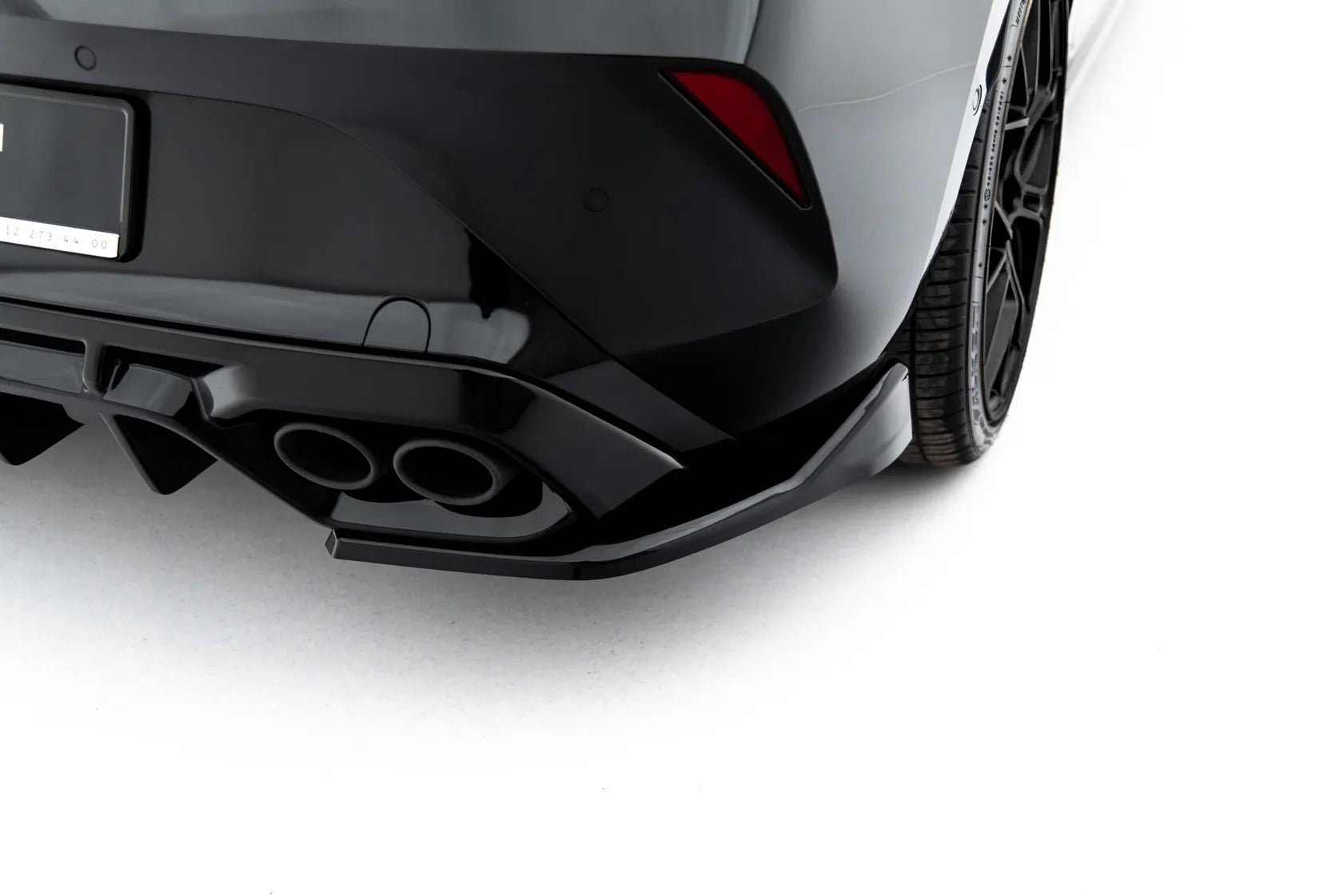 Maxton Design Seitliche Heckdiffusor Erweiterung V.1 für Cupra Leon Schrägheck Mk1 Facelift