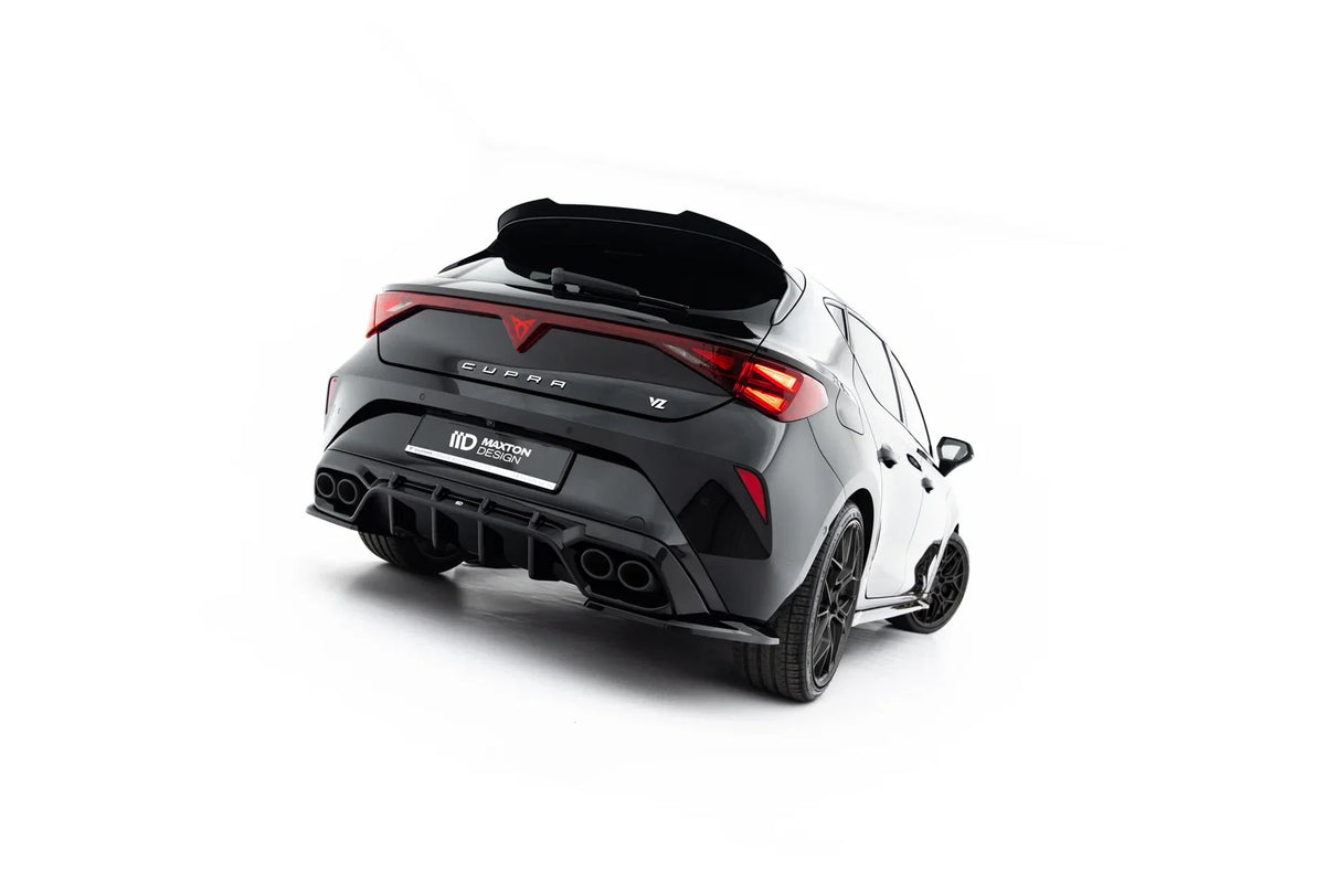 Maxton Design Seitliche Heckdiffusor Erweiterung V.2 für Cupra Leon Schrägheck Mk1 Facelift