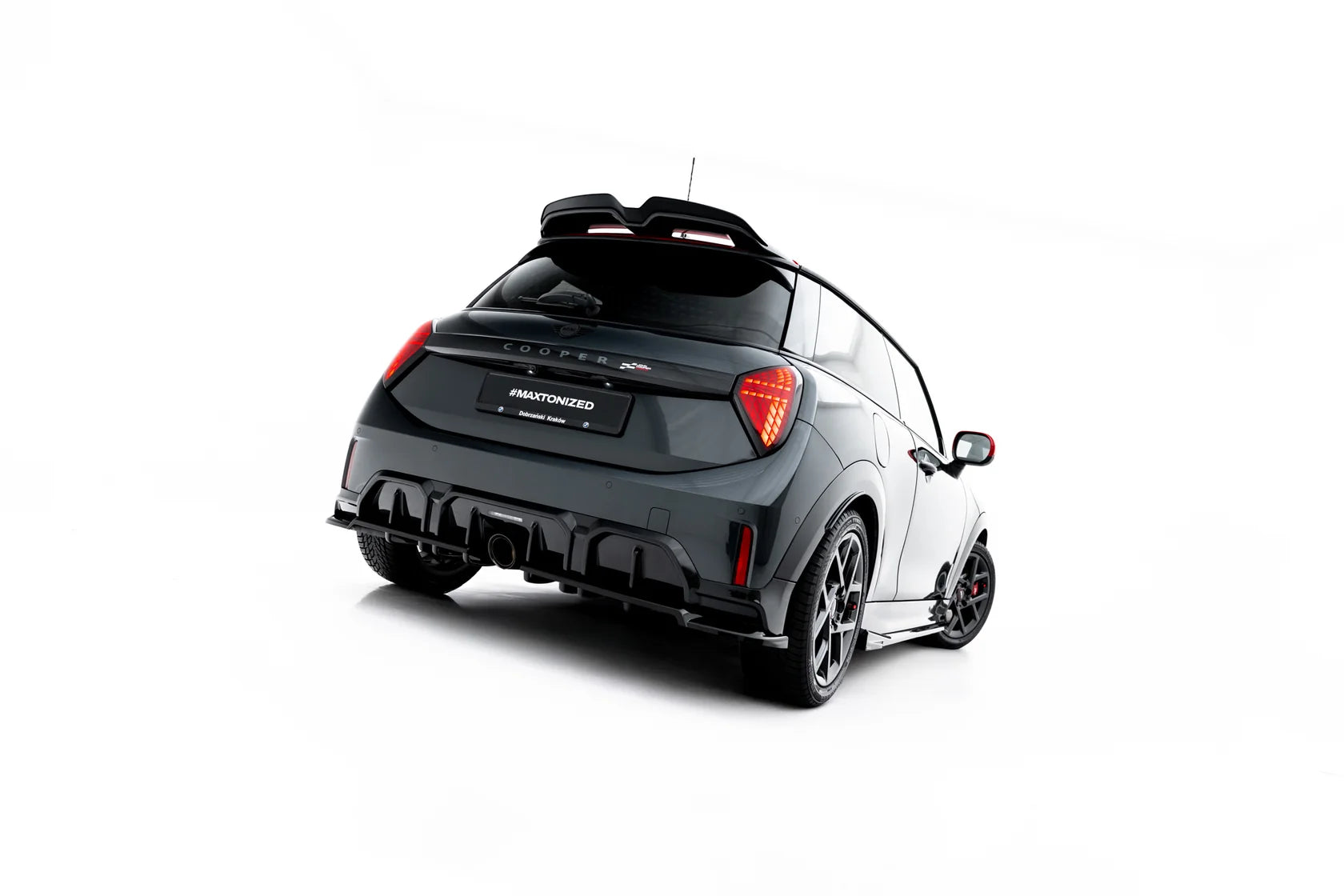 Maxton Design Heckdiffusor Ansatz für Mini Cooper John Cooper Works F65