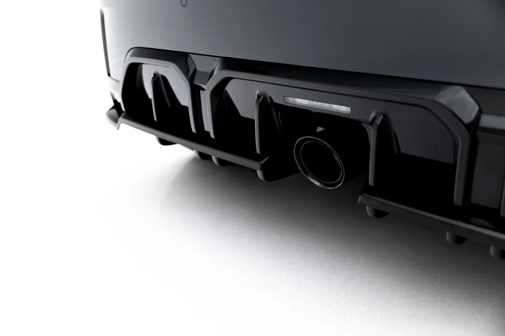 Maxton Design Heckdiffusor Ansatz für Mini Cooper John Cooper Works F65
