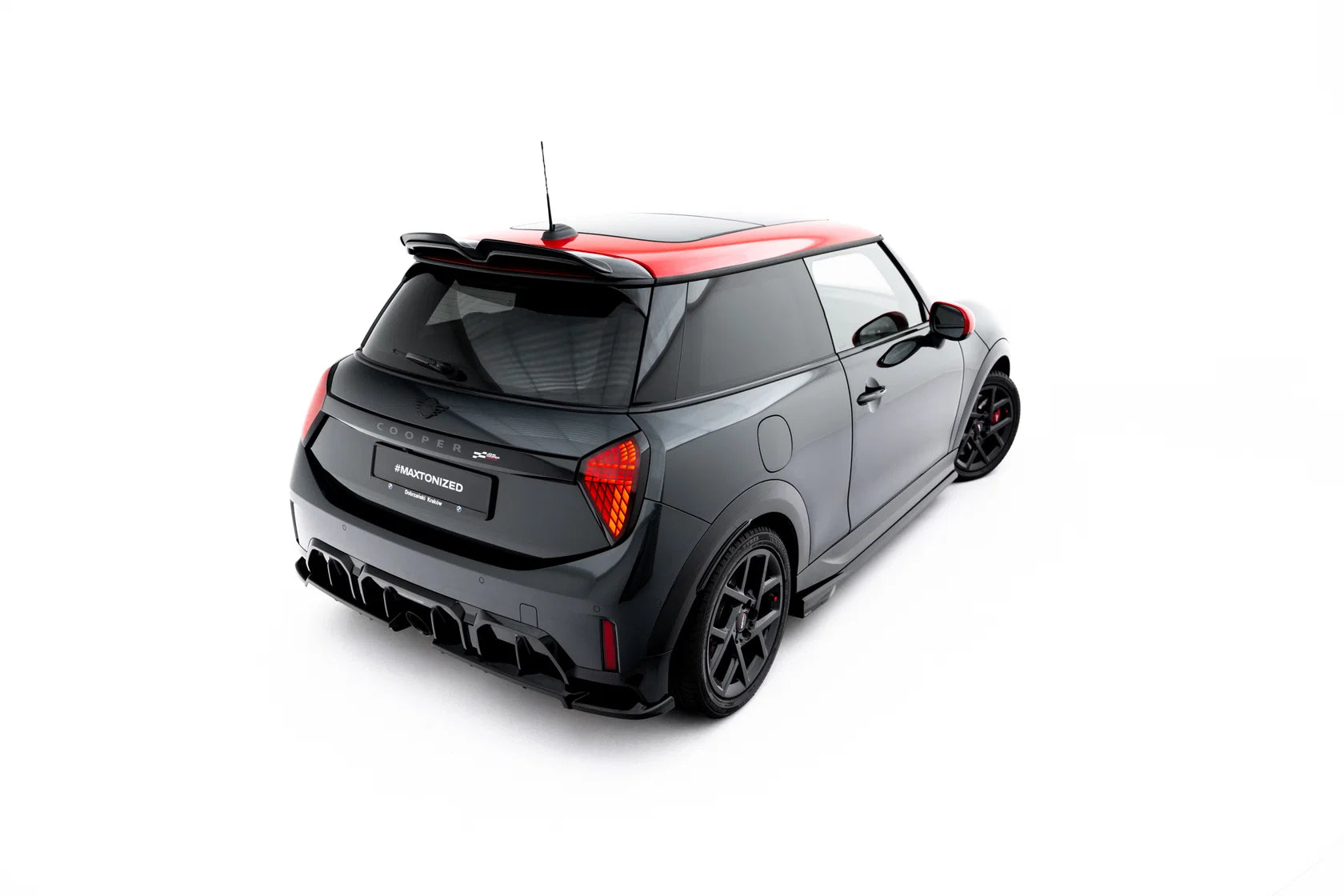 Maxton Design Spoiler Cap für Mini Cooper John Cooper Works F65