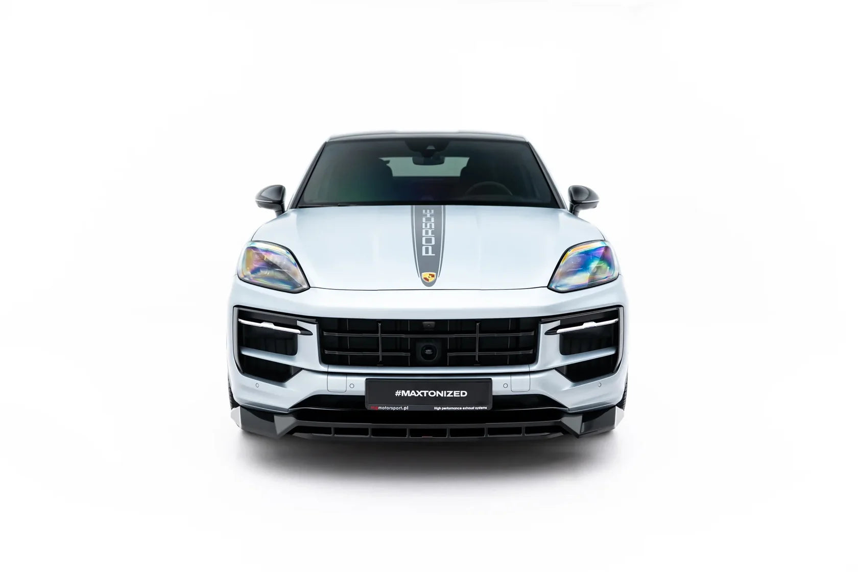 Maxton Design Frontlippe / Frontsplitter für Porsche Cayenne GTS / Turbo Sport Pack / Turbo E-Hybrid GT Pack Coupe Mk3 Facelift