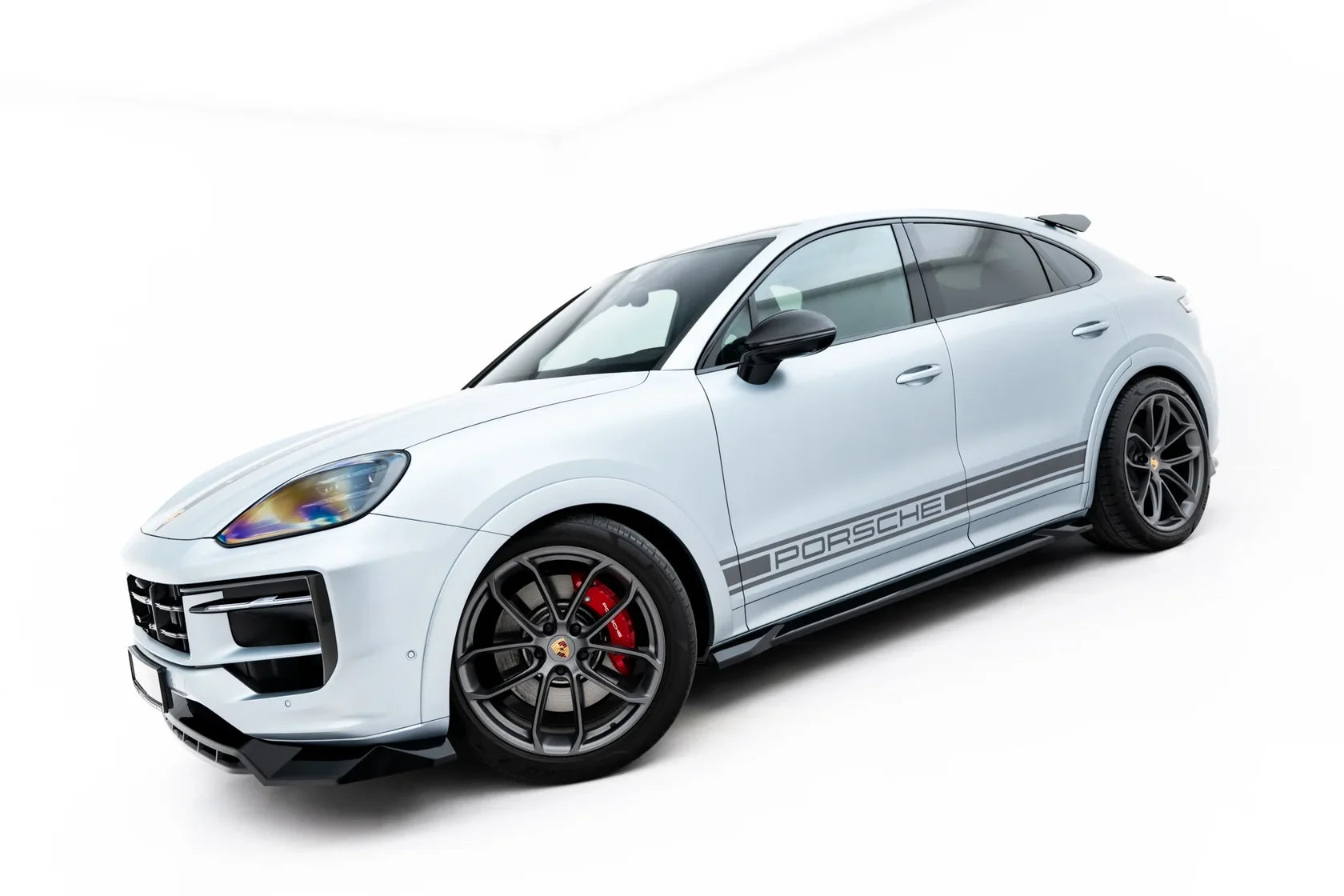 Maxton Design Seitenschweller Erweiterung für Porsche Cayenne GTS / Turbo Sport Pack / Turbo E-Hybrid GT Pack Coupe Mk3 Facelift