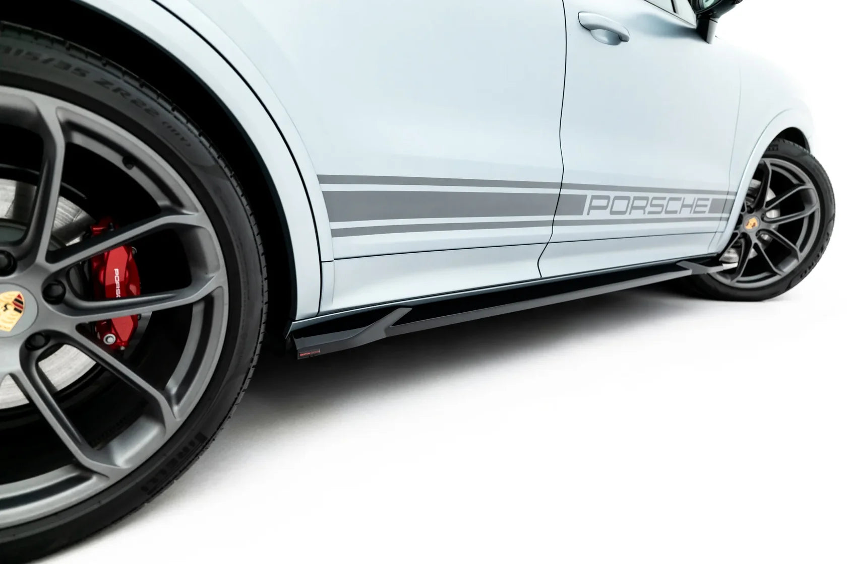 Maxton Design Seitenschweller Erweiterung für Porsche Cayenne GTS / Turbo Sport Pack / Turbo E-Hybrid GT Pack Coupe Mk3 Facelift