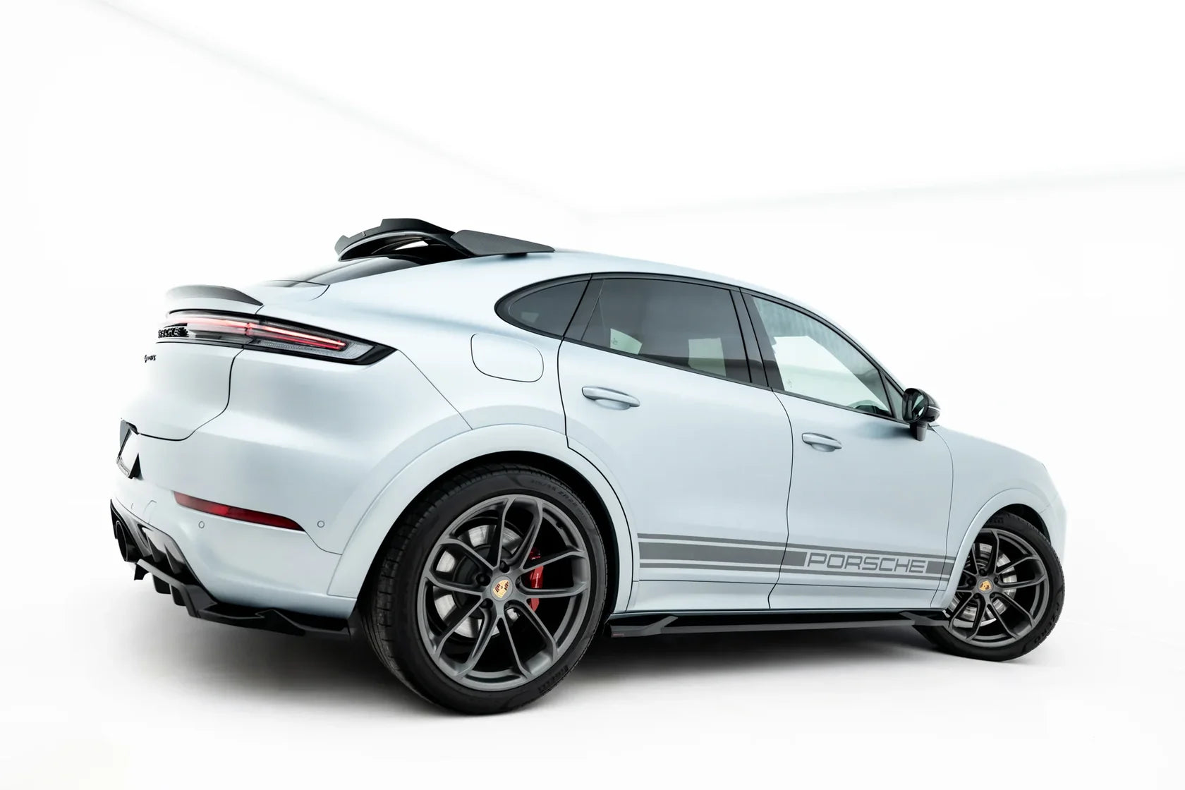 Maxton Design Seitenschweller Erweiterung für Porsche Cayenne GTS / Turbo Sport Pack / Turbo E-Hybrid GT Pack Coupe Mk3 Facelift