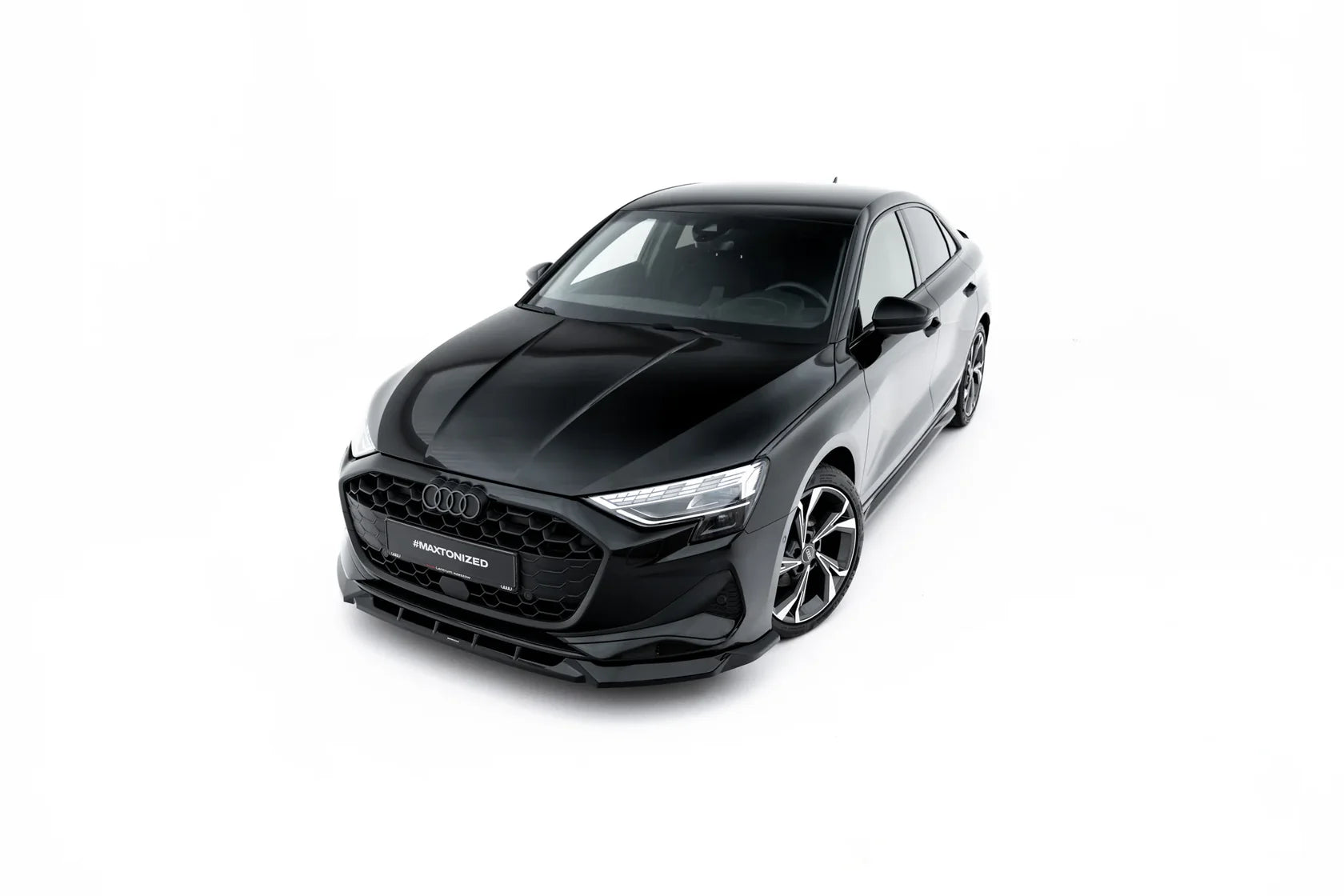 Maxton Design Frontlippe / Frontsplitter V.1 für Audi A3 Limousine 8Y Facelift