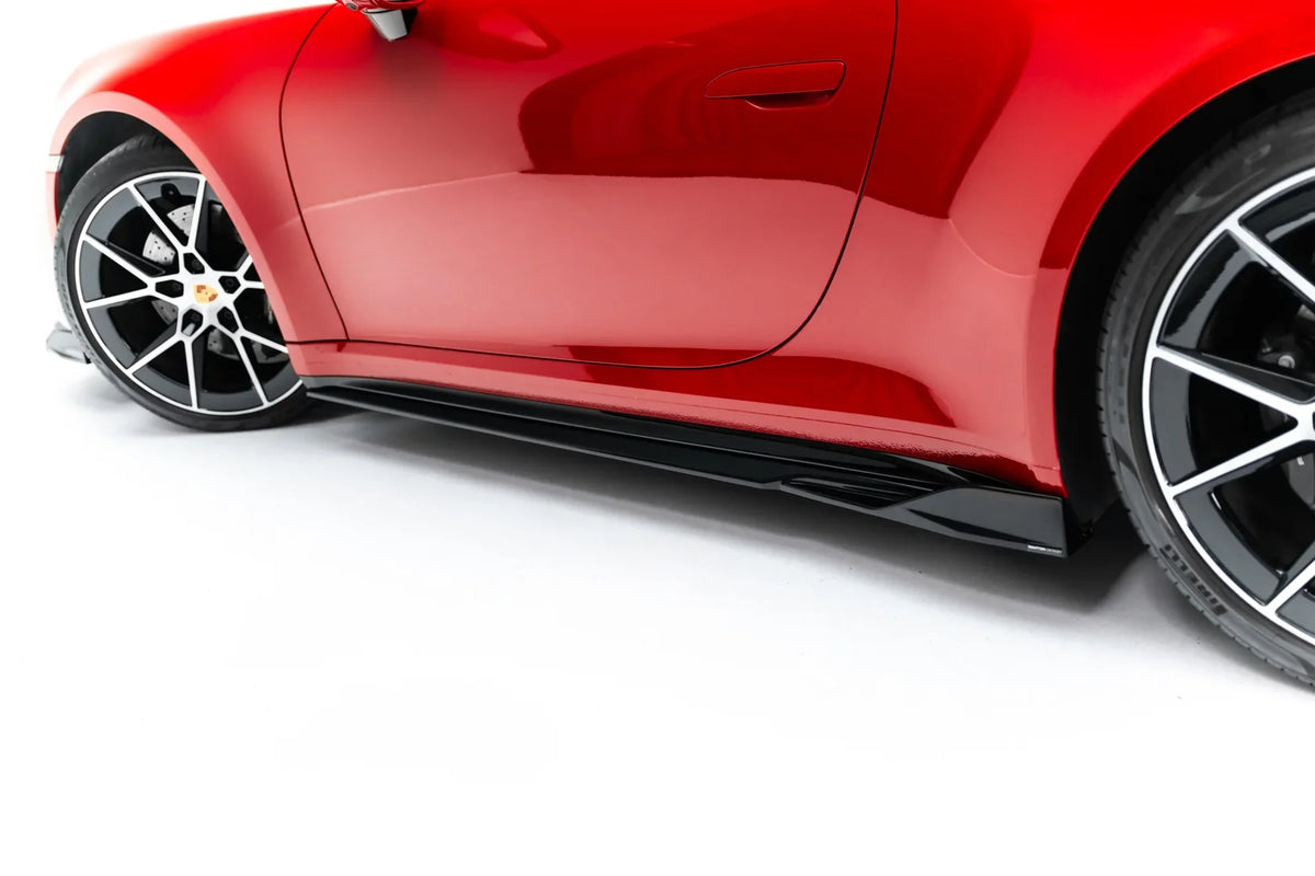 Maxton Design Seitenschweller Erweiterung für Porsche 911 Carrera Aero / Carrera GTS 992 Facelift