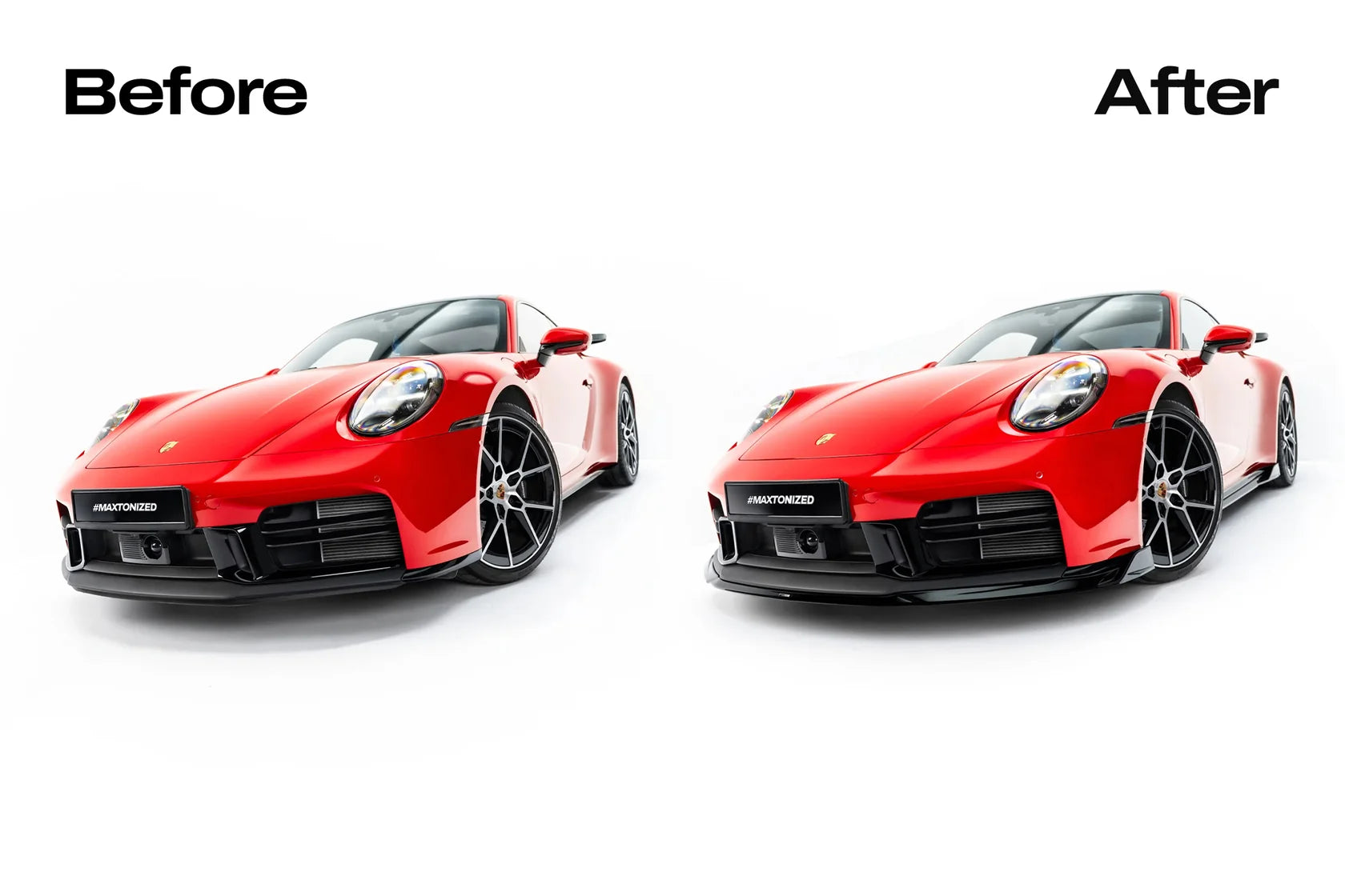 Maxton Design Frontlippe / Frontsplitter für Porsche 911 Carrera Aero / Carrera GTS 992 Facelift