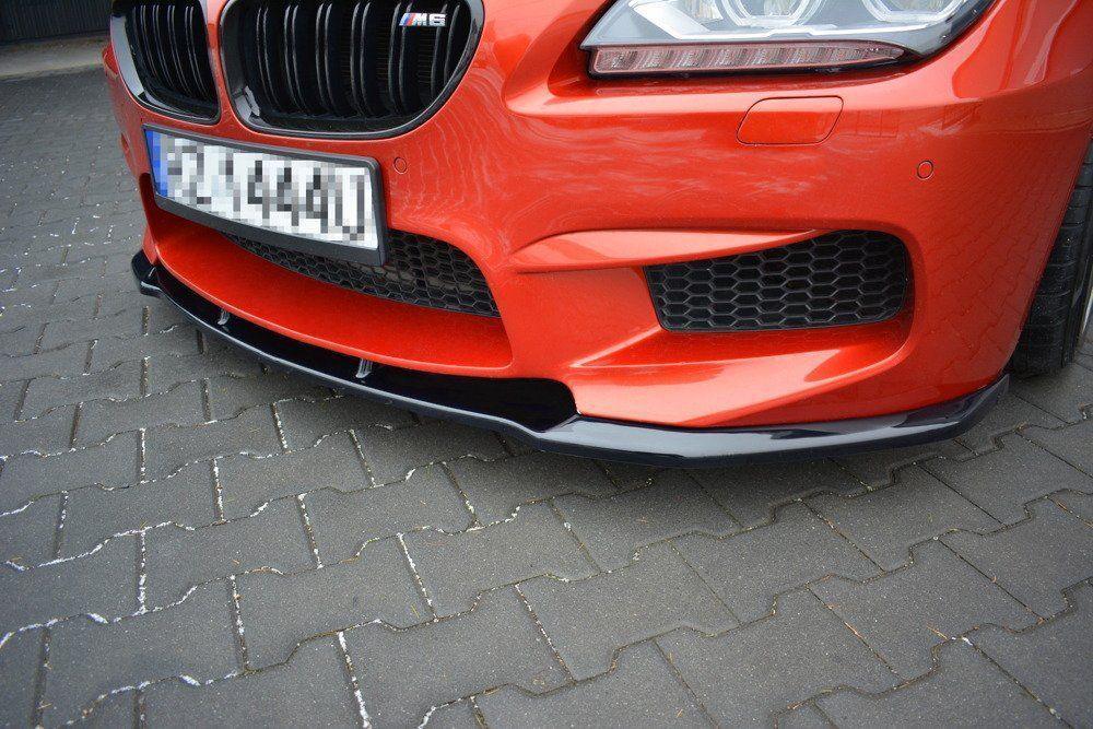 Frontdiffusor Splitter Maxton Design Glänzend Schwarz ABS Für BMW M3