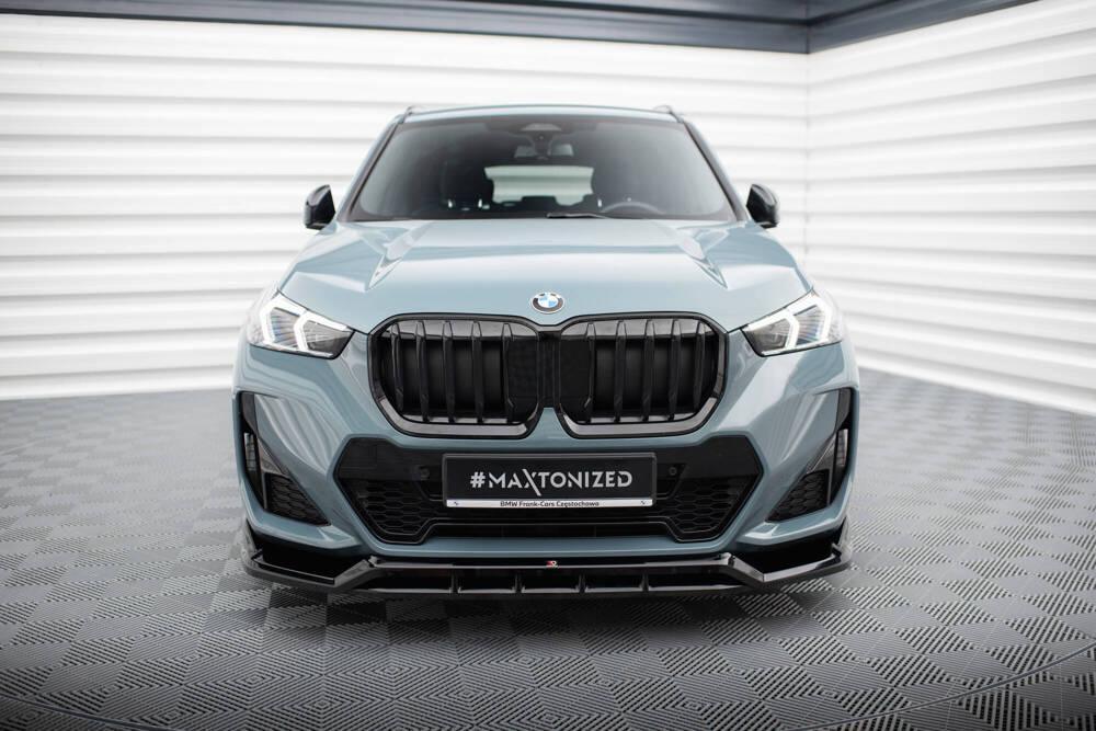 Front Lippe / Front Splitter / Frontansatz für BMW X1 U11 M-Paket von Maxton Design