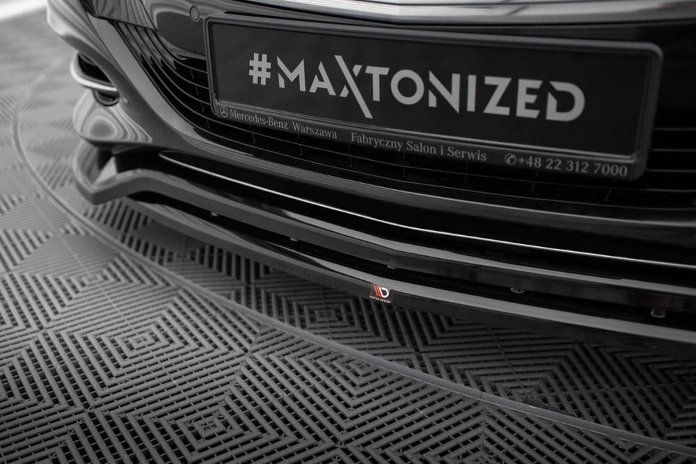 Frontdiffusor Splitter V1 Maxton Design ABS Für Mercedes S-Klasse Amg