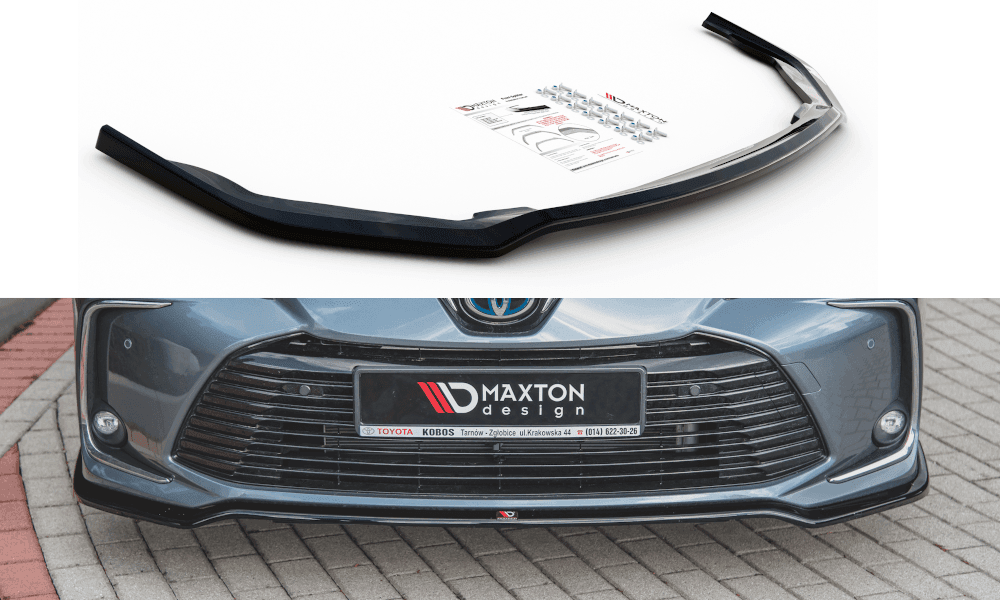 Front Lippe / Front Splitter / Frontansatz für Toyota Corolla E210 Limousine von Maxton Design