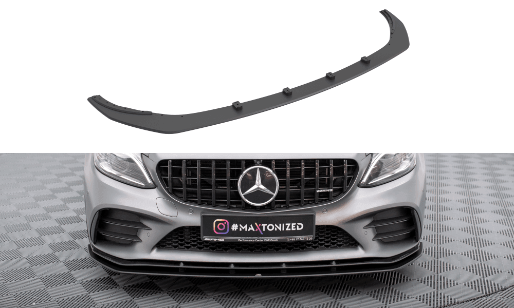 Front Lippe / Front Splitter / Frontansatz Street Pro mit Flaps für Toyota GR Yaris MK4 von Maxton Design