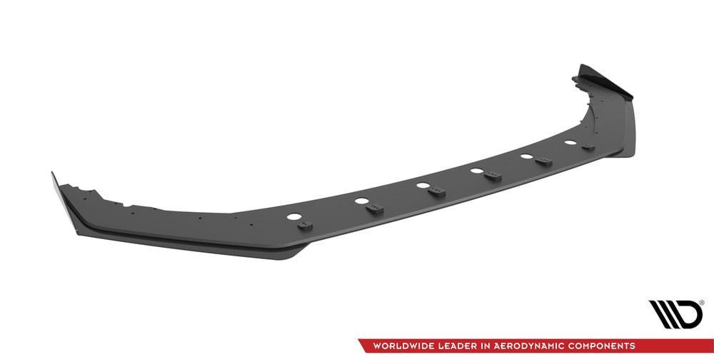 Front Lippe / Front Splitter / Frontansatz mit Flaps für Honda Civic X Sport von Maxton Design