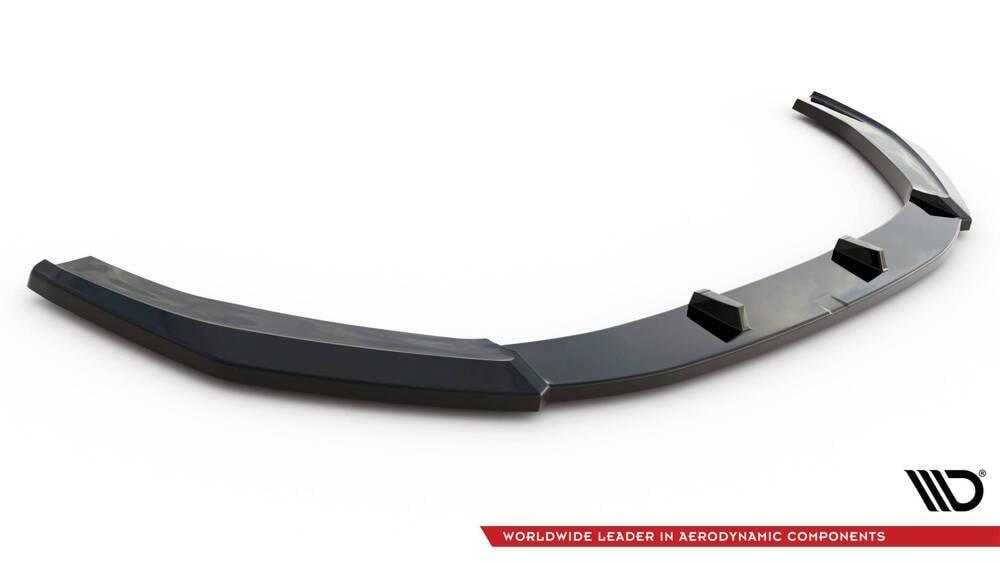 Front Lippe / Front Splitter / Frontansatz V.1 für Audi RS4 B9 von Maxton Design - UPGRADEMYCAR