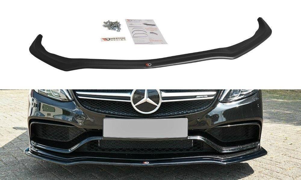 Front Lippe / Front Splitter / Frontansatz V.1 für Mercedes C-Klasse S205 63 AMG T-Model von Maxton Design - UPGRADEMYCAR