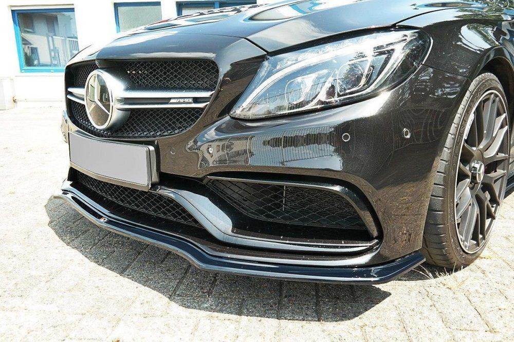 Front Lippe / Front Splitter / Frontansatz V.1 für Mercedes C-Klasse S205 63 AMG T-Model von Maxton Design - UPGRADEMYCAR