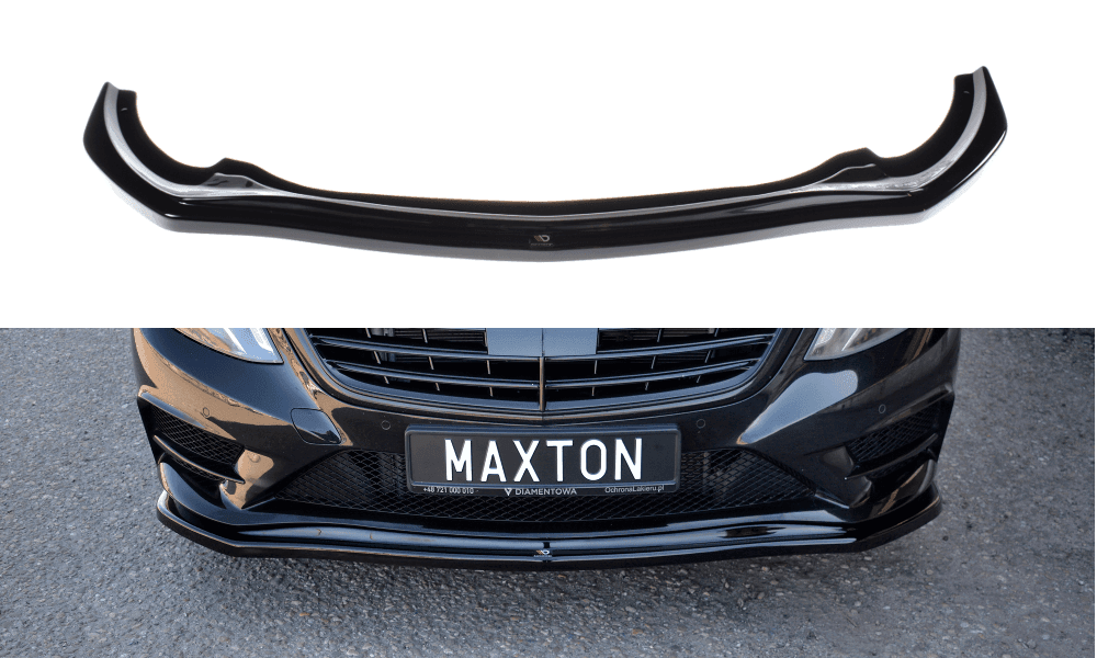 Front Lippe / Front Splitter / Frontansatz V.1 für Mercedes S-Klasse AMG-Line W222 von Maxton Design - UPGRADEMYCAR