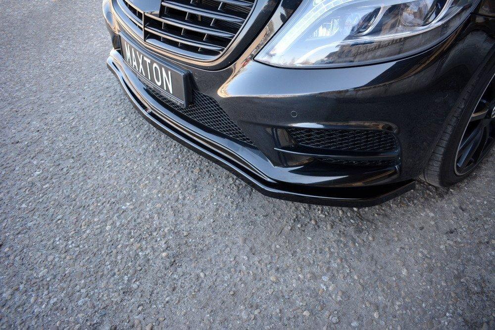 Front Lippe / Front Splitter / Frontansatz V.1 für Mercedes S-Klasse AMG-Line W222 von Maxton Design - UPGRADEMYCAR