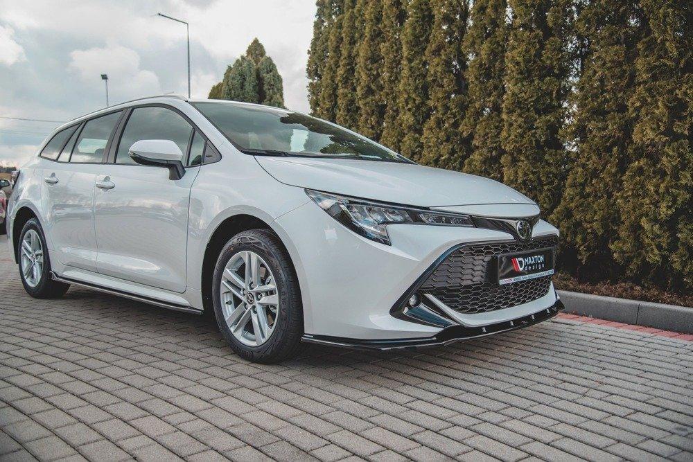 Front Lippe / Front Splitter / Frontansatz V.1 für Toyota Corolla E210 Touring Sports / Hatchback von Maxton Design