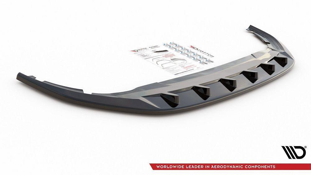 Front Lippe / Front Splitter / Frontansatz V.1 für VW Golf 8 von Maxton Design - UPGRADEMYCAR