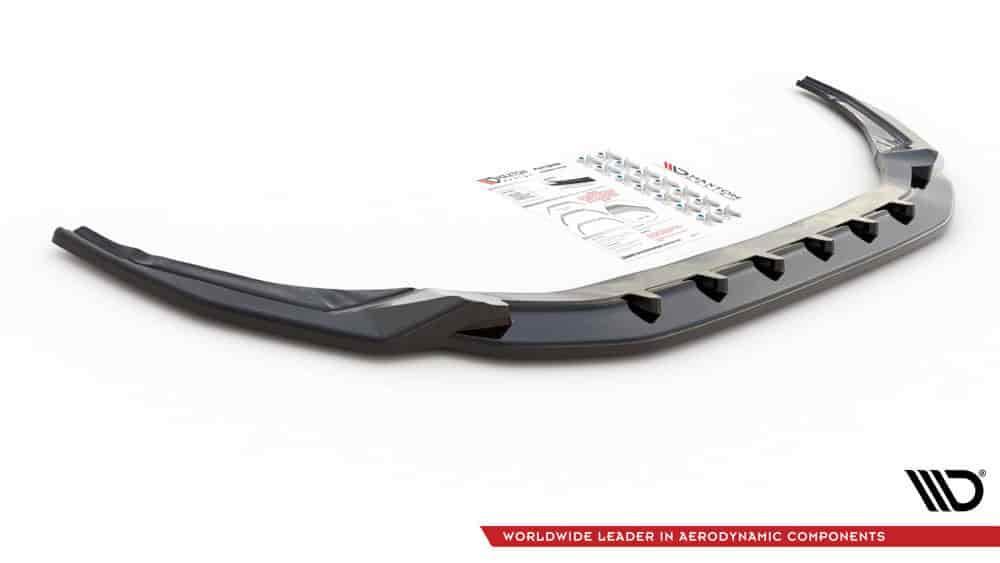 Front Diffusor / Front Splitter / Cup Schwert / Frontansatz V.2 für Audi A3 S-Line 8Y von Maxton Design