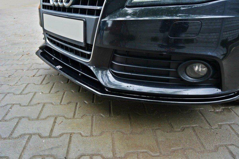 Front Splitter / Cup Schwert / Frontansatz V.2 für Audi A4 B8 von Maxton Design