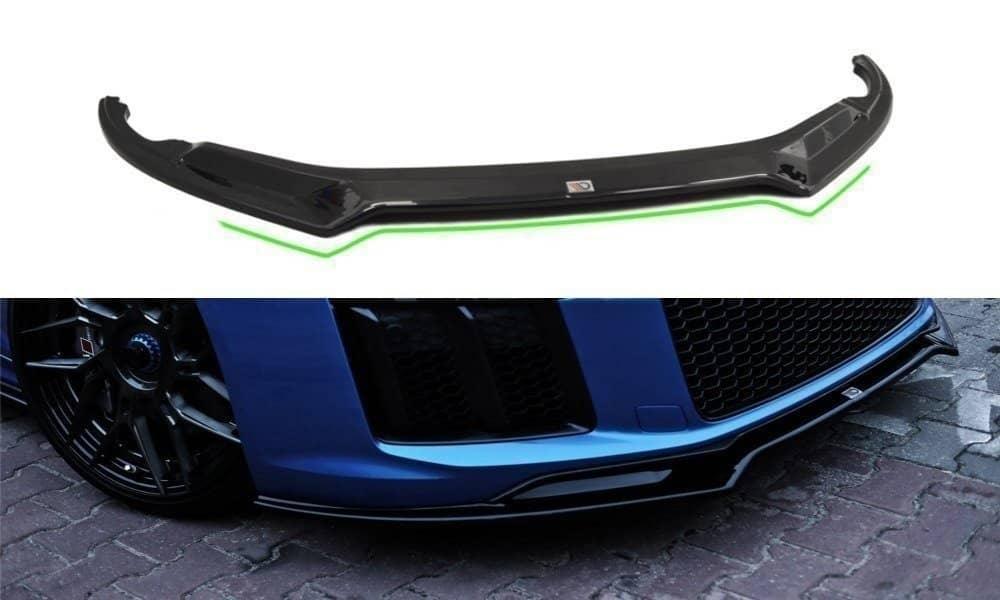 Front Lippe / Front Splitter / Frontansatz V.2 für AUDI R8 4S von Maxton Design - UPGRADEMYCAR