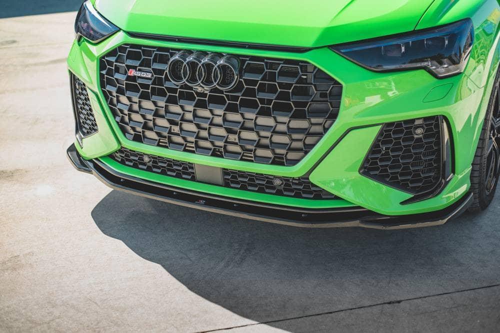 Front Lippe / Front Splitter / Frontansatz V.2 für Audi RSQ3 (F3) von Maxton Design - UPGRADEMYCAR