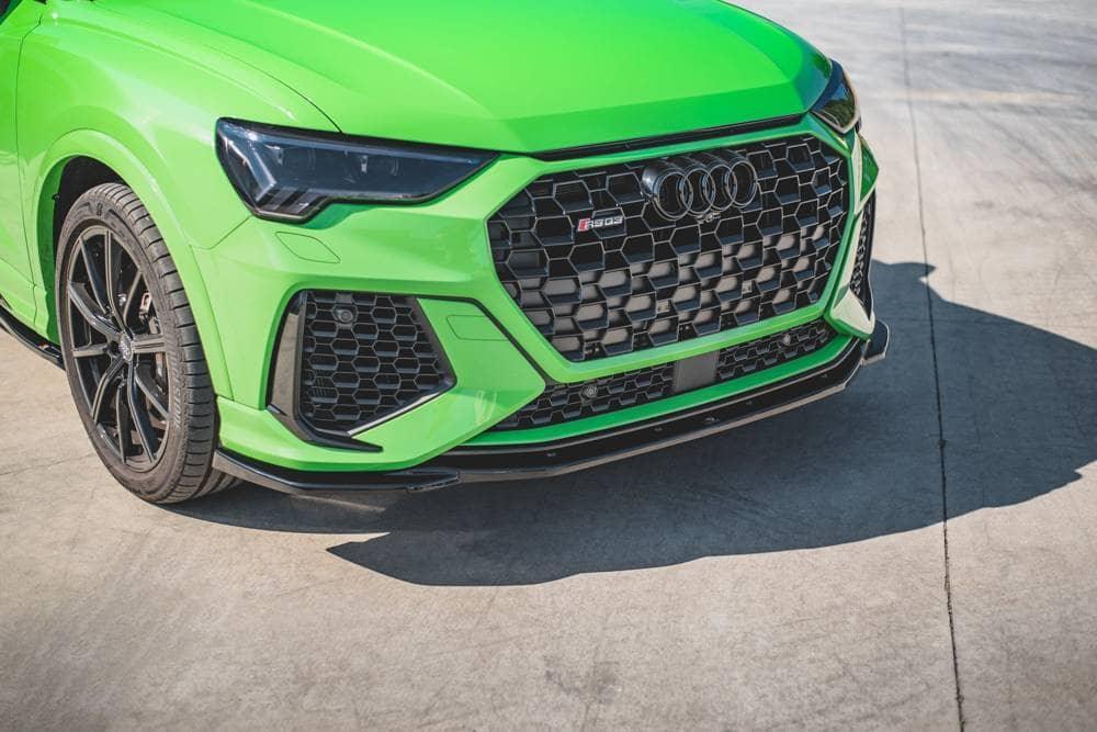 Front Lippe / Front Splitter / Frontansatz V.2 für Audi RSQ3 (F3) von Maxton Design - UPGRADEMYCAR