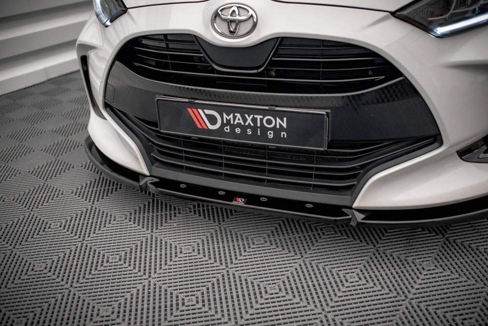 Front Lippe / Front Splitter / Frontansatz V.2 für Toyota Yaris XP21 von Maxton Design