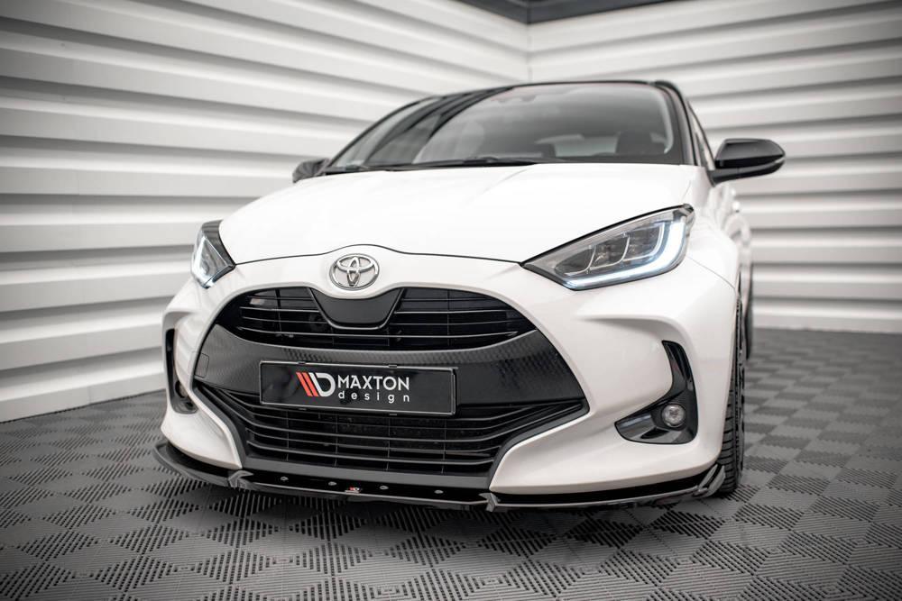 Front Lippe / Front Splitter / Frontansatz V.2 für Toyota Yaris XP21 von Maxton Design