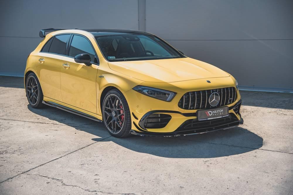 Front Lippe / Front Splitter / Frontansatz V.2 Mercedes-AMG A 45 S W177 von Maxton Design - UPGRADEMYCAR