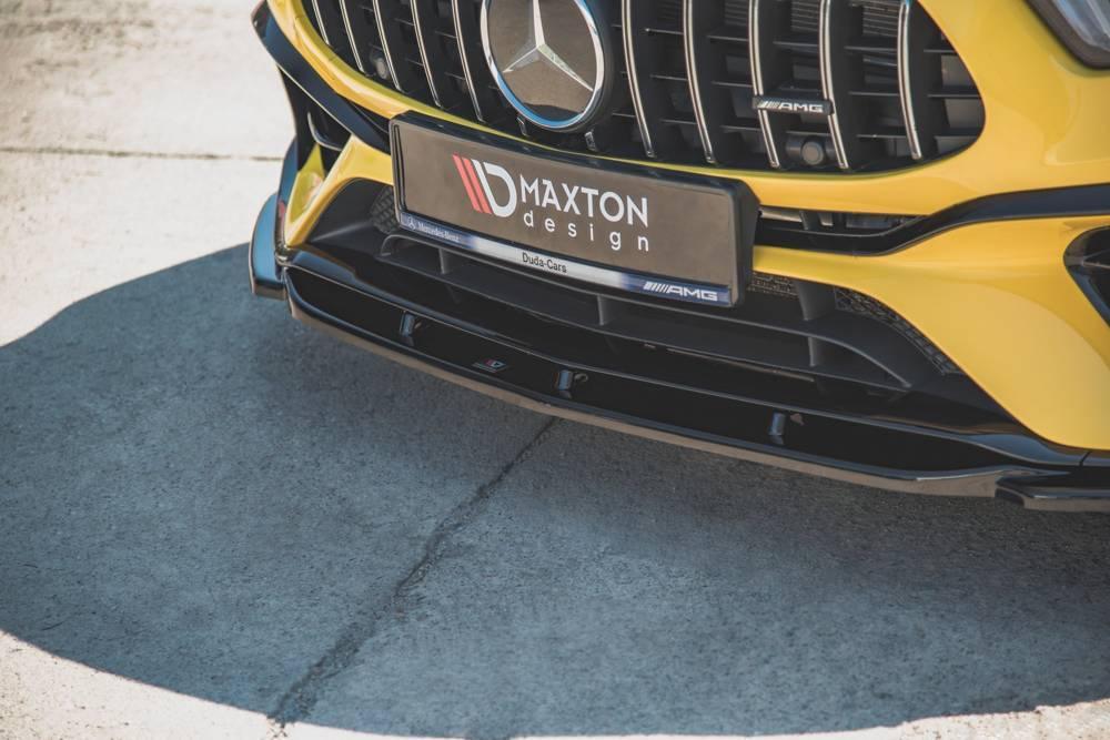 Front Lippe / Front Splitter / Frontansatz V.2 Mercedes-AMG A 45 S W177 von Maxton Design - UPGRADEMYCAR