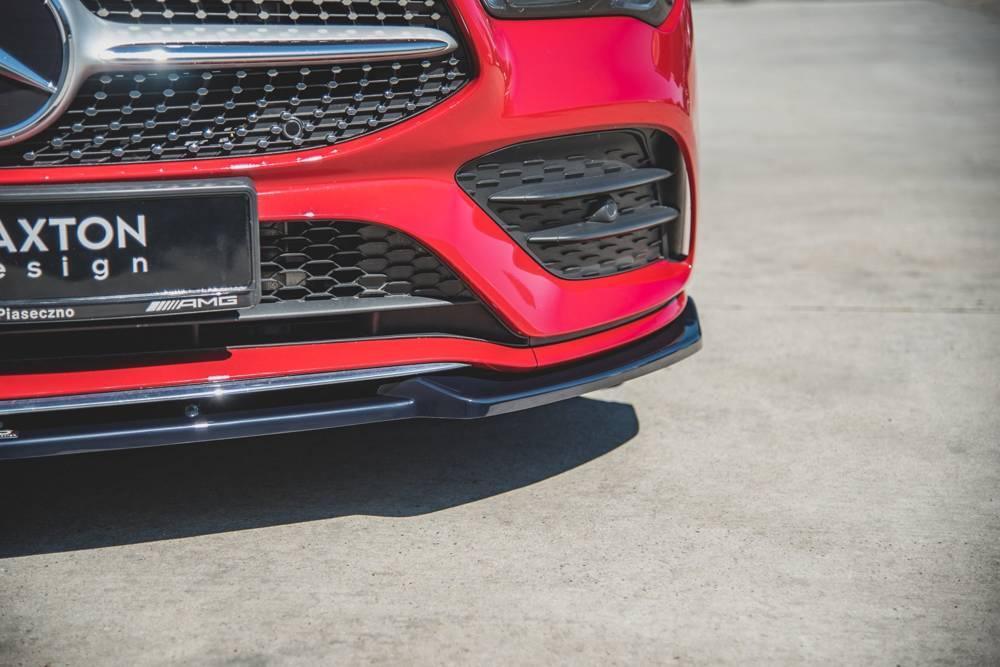 Front Lippe / Front Splitter / Frontansatz V.2 Mercedes CLA AMG-Line C118 von Maxton Design - UPGRADEMYCAR