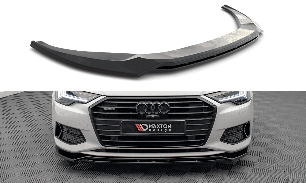 Front Lippe / Front Splitter / Frontansatz V.3 für Audi A6 C8 von Maxton Design