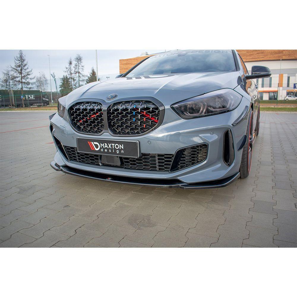 Front Lippe / Front Splitter / Frontansatz V.3 für BMW 1er F40 M135i M-Paket von Maxton Design - UPGRADEMYCAR