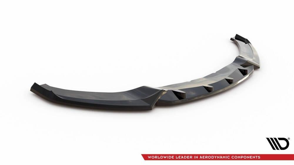 Front Lippe / Front Splitter / Frontansatz V.3 für BMW 4 F32 M-Paket von Maxton Design