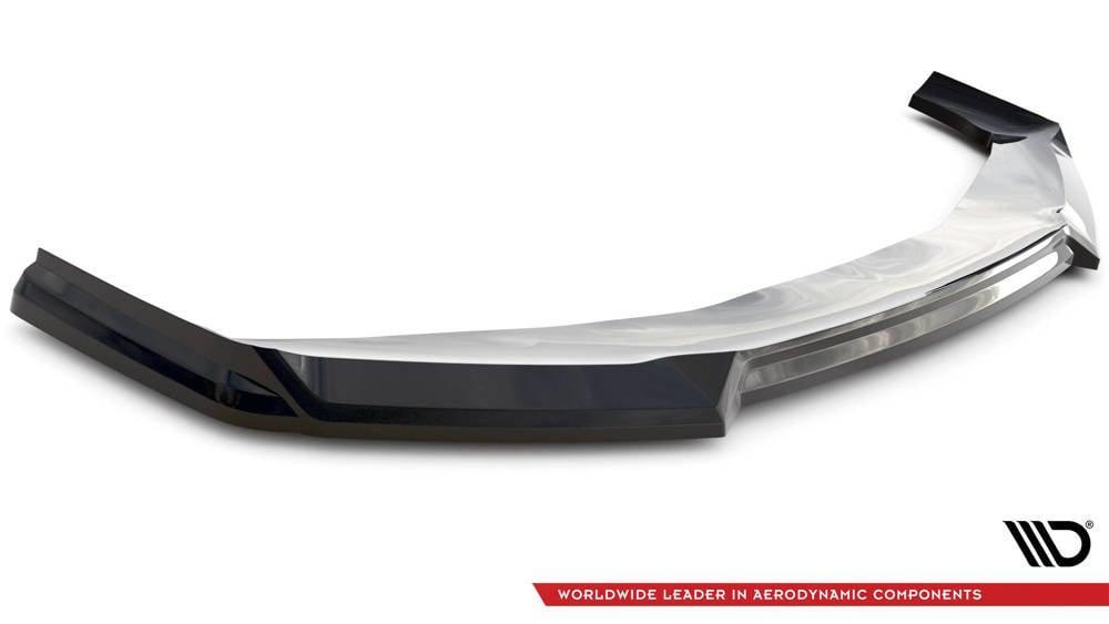 Front Lippe / Front Splitter / Frontansatz V.3 für BMW 7 G70 M-Paket / M760e von Maxton Design