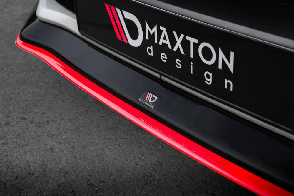 Front Lippe / Front Splitter / Frontansatz V.3 für Renault Megane RS MK4 von Maxton Design