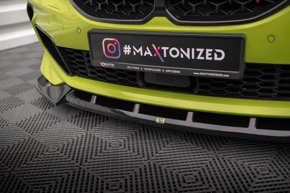 Front Lippe / Front Splitter / Frontansatz V.6 für BMW 1 F40 M-Paket / M135i von Maxton Design