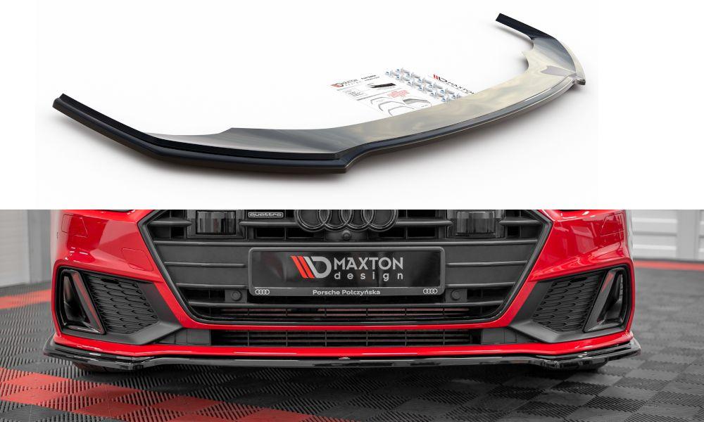 Maxton Design Front Lip / Front Splitter V.1 for Audi A7 C8 S-Line