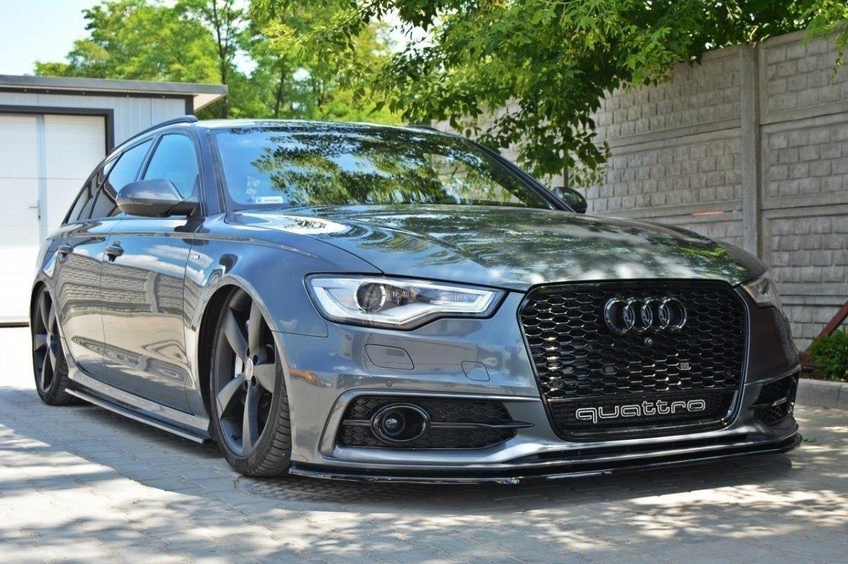 Front Lippe / Front Splitter / Frontansatz V.1 Audi S6 / A6 S-line C7 von Maxton Design