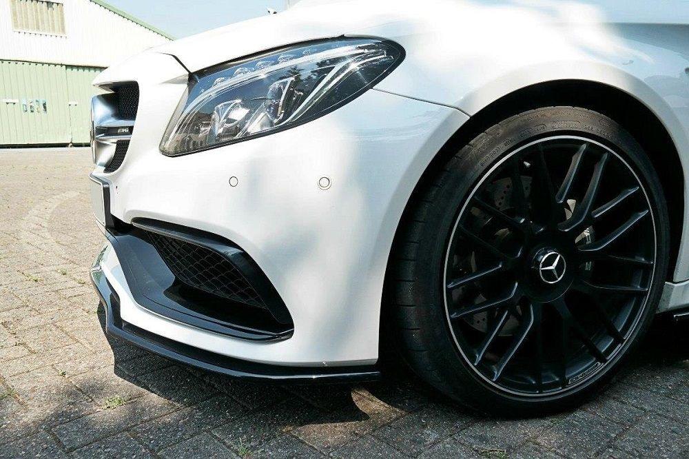 Front lip / front splitter / front apron V.1 for Mercedes C-Class C205 63 AMG Coupe by Maxton Design