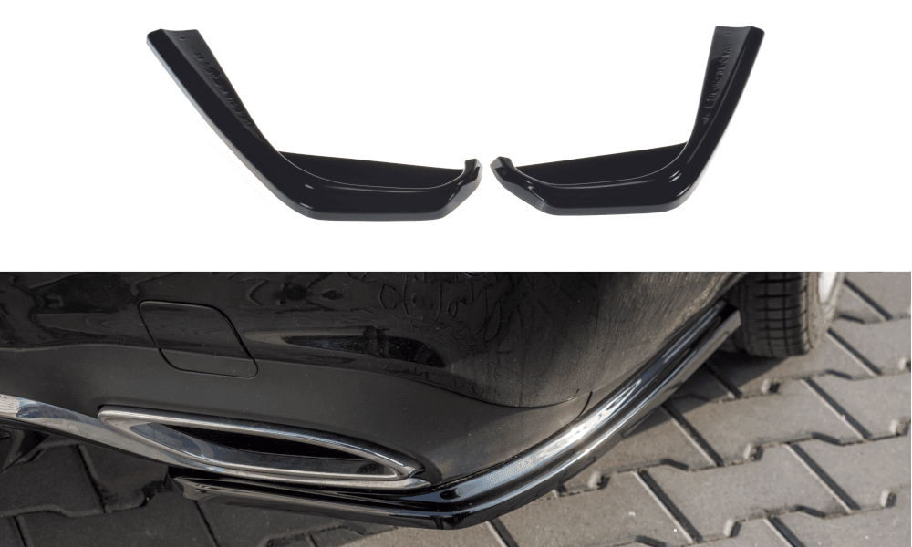 Seitliche Heck Diffusor Erweiterung für Mercedes E-Klasse E43 AMG / AMG-Line W213 von Maxton Design