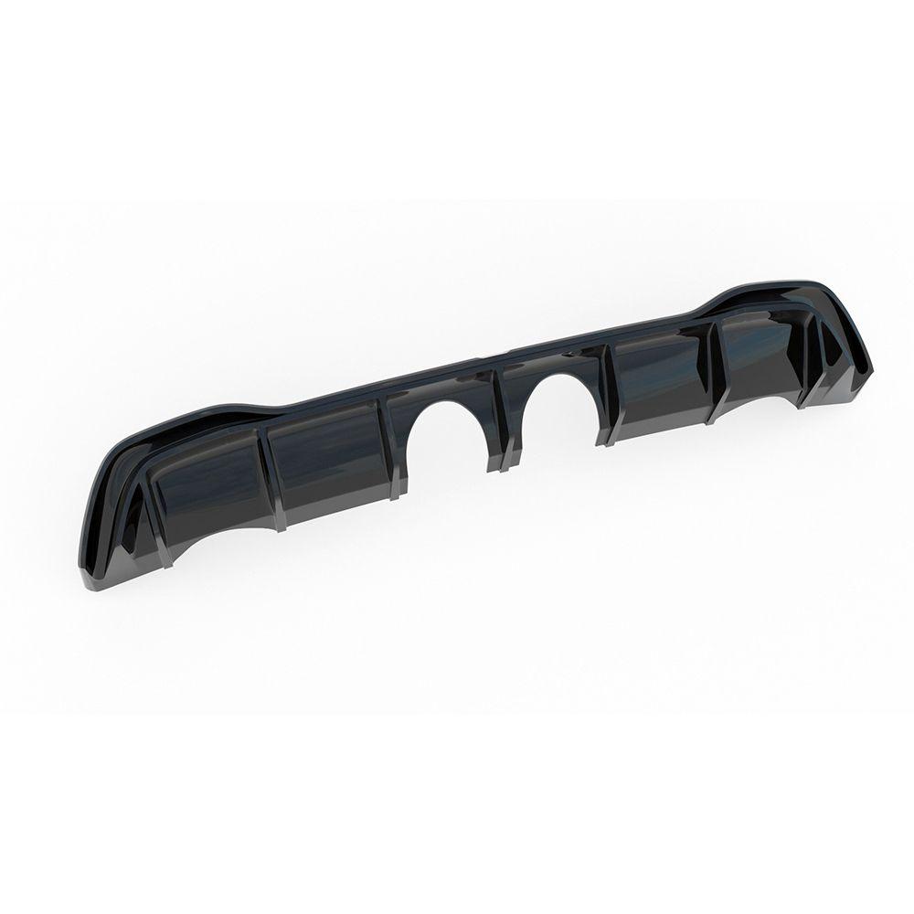 Maxton Design Heck Diffusor im Set mit Auspuff für VW Golf 8 für R32 Look
