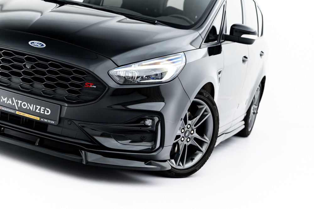 Frontlippe / Frontsplitter / Frontansatz für Ford S-Max ST-Line Mk2 Facelift von Maxton Design