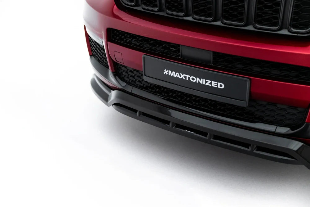 Frontlippe / Frontsplitter / Frontansatz für Jeep Grand Cherokee L Mk5 von Maxton Design