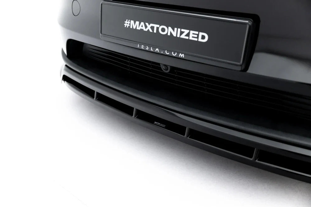 Frontlippe / Frontsplitter / Frontansatz für Tesla Model Y Mk1 Facelift von Maxton Design
