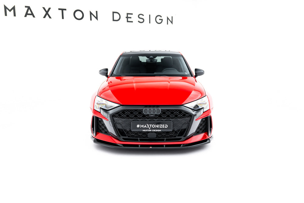 Frontlippe / Frontsplitter / Frontansatz V.1 für Audi RS3 8Y Facelift von Maxton Design